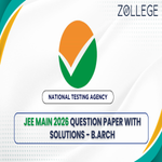 JEE Main 2026 B Arch Question Paper with Answer Key and Solution PDF